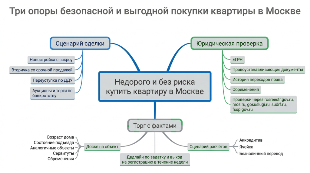 Три опоры покупки квартиры