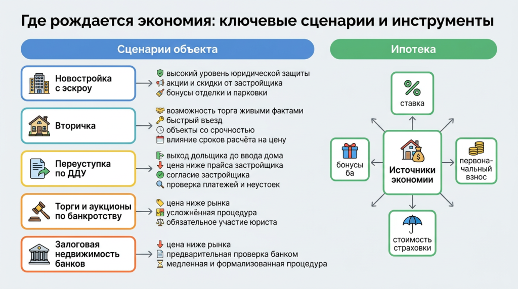 Где рождается экономия